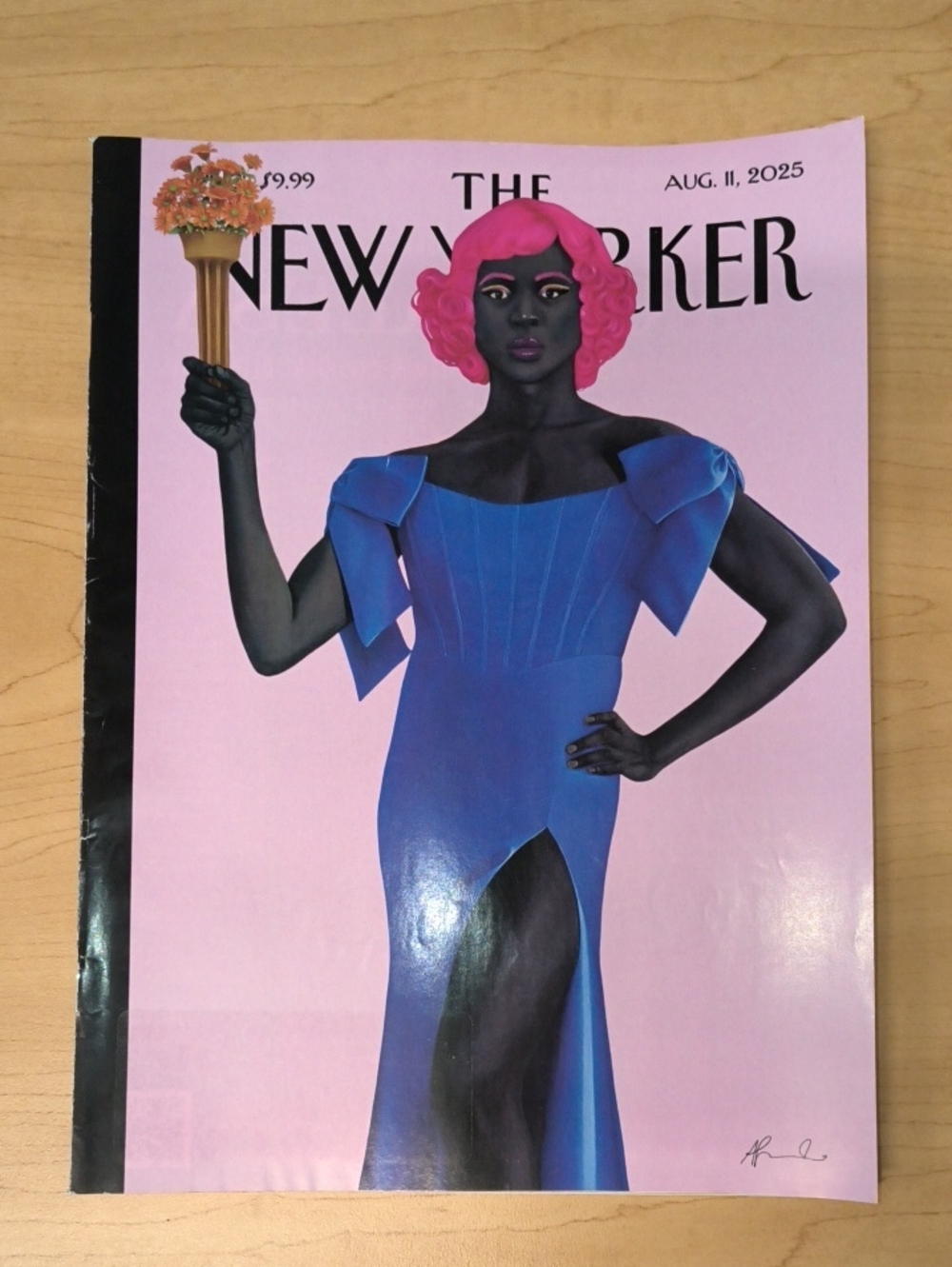 The New Yorker Magazine Amy Sherald’s “Trans Forming Liberty”:Aug 11, 2025